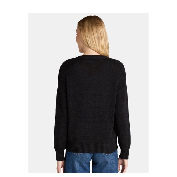 Time and Tru Black Soot Cardigan - Picture 2 of 7